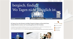 Desktop Screenshot of bergisch-findig.de